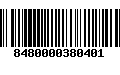 Código de Barras 8480000380401