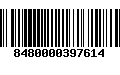 Código de Barras 8480000397614