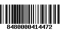 Código de Barras 8480000414472