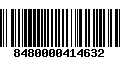 Código de Barras 8480000414632