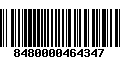 Código de Barras 8480000464347