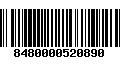 Código de Barras 8480000520890