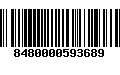 Código de Barras 8480000593689