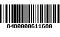 Código de Barras 8480000611680