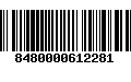 Código de Barras 8480000612281