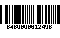 Código de Barras 8480000612496