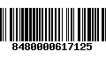 Código de Barras 8480000617125