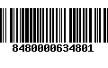 Código de Barras 8480000634801