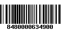 Código de Barras 8480000634900