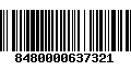 Código de Barras 8480000637321