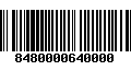 Código de Barras 8480000640000