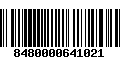 Código de Barras 8480000641021