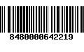 Código de Barras 8480000642219