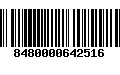 Código de Barras 8480000642516