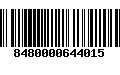 Código de Barras 8480000644015