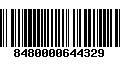 Código de Barras 8480000644329