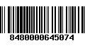 Código de Barras 8480000645074