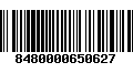 Código de Barras 8480000650627