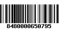 Código de Barras 8480000650795