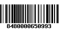 Código de Barras 8480000650993