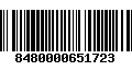 Código de Barras 8480000651723