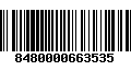 Código de Barras 8480000663535