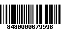 Código de Barras 8480000679598