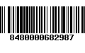 Código de Barras 8480000682987