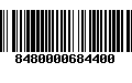 Código de Barras 8480000684400