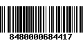 Código de Barras 8480000684417