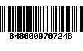 Código de Barras 8480000707246