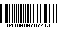 Código de Barras 8480000707413