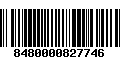 Código de Barras 8480000827746