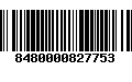 Código de Barras 8480000827753