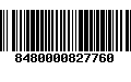 Código de Barras 8480000827760