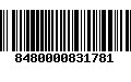 Código de Barras 8480000831781