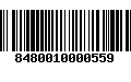 Código de Barras 8480010000559