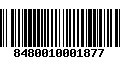 Código de Barras 8480010001877