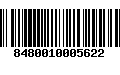 Código de Barras 8480010005622