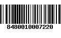 Código de Barras 8480010007220