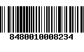 Código de Barras 8480010008234