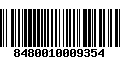 Código de Barras 8480010009354