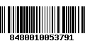 Código de Barras 8480010053791