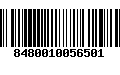 Código de Barras 8480010056501