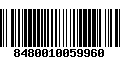 Código de Barras 8480010059960