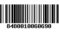 Código de Barras 8480010060690