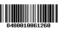 Código de Barras 8480010061260