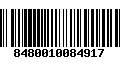 Código de Barras 8480010084917