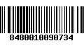 Código de Barras 8480010090734