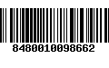 Código de Barras 8480010098662